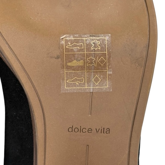 Dolce Vita (Main Line) Black Suede Block-Heel Ankle Boots, 2.5″ Heel - Size 6 - Picture 11 of 16